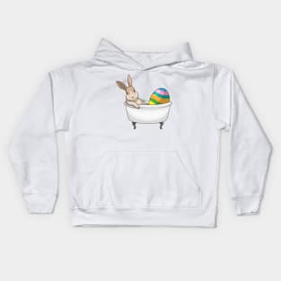 Bunny Easter Easter egg Bathtub Kids Hoodie